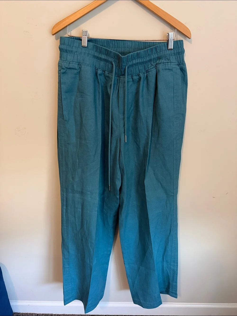Quince European Linen Wide Leg Pants Size large